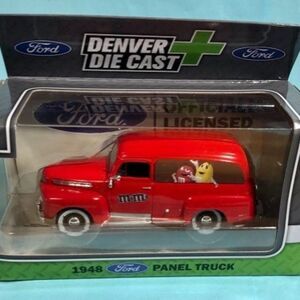 1948 Ford M&M’s Panel Truck 1:48 scale Denver Diecast Die-Cast